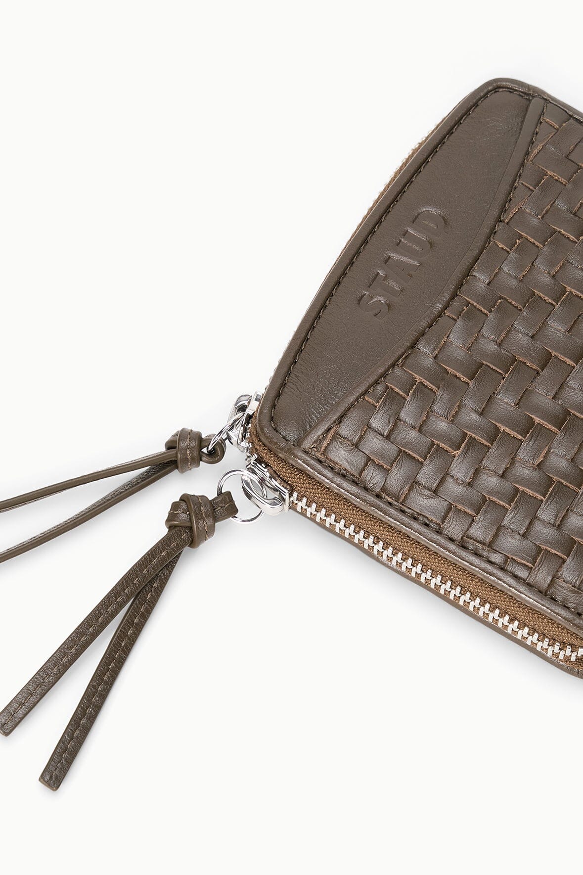 Mae Hand - Woven Wallet | Truffle