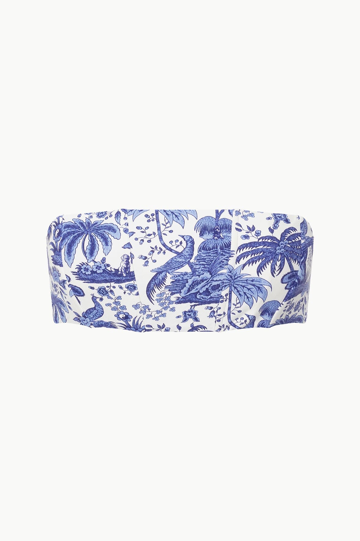 Mala Bikini Top | Blue Toile