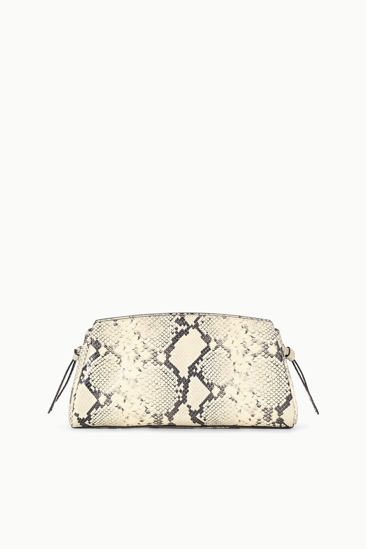 Maude Convertible Clutch | White Snake
