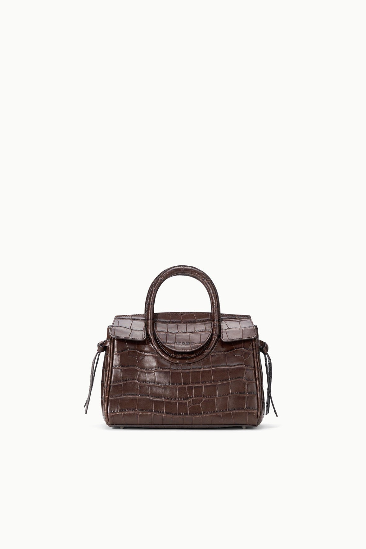 Maude Mini Carryall | Espresso Croco