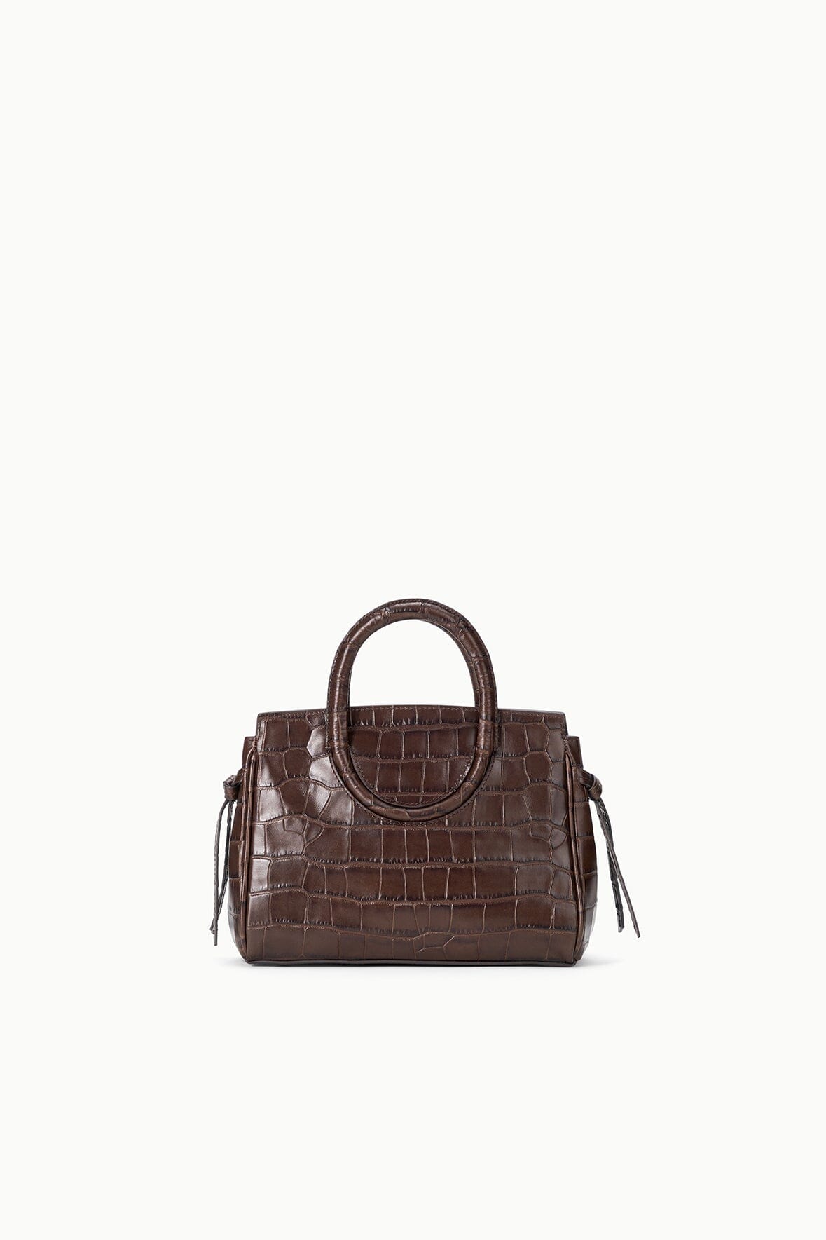 Maude Mini Carryall | Espresso Croco