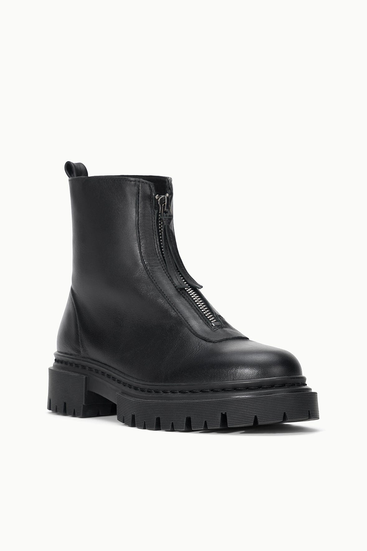 Miles Zip Ankle Boot | Black