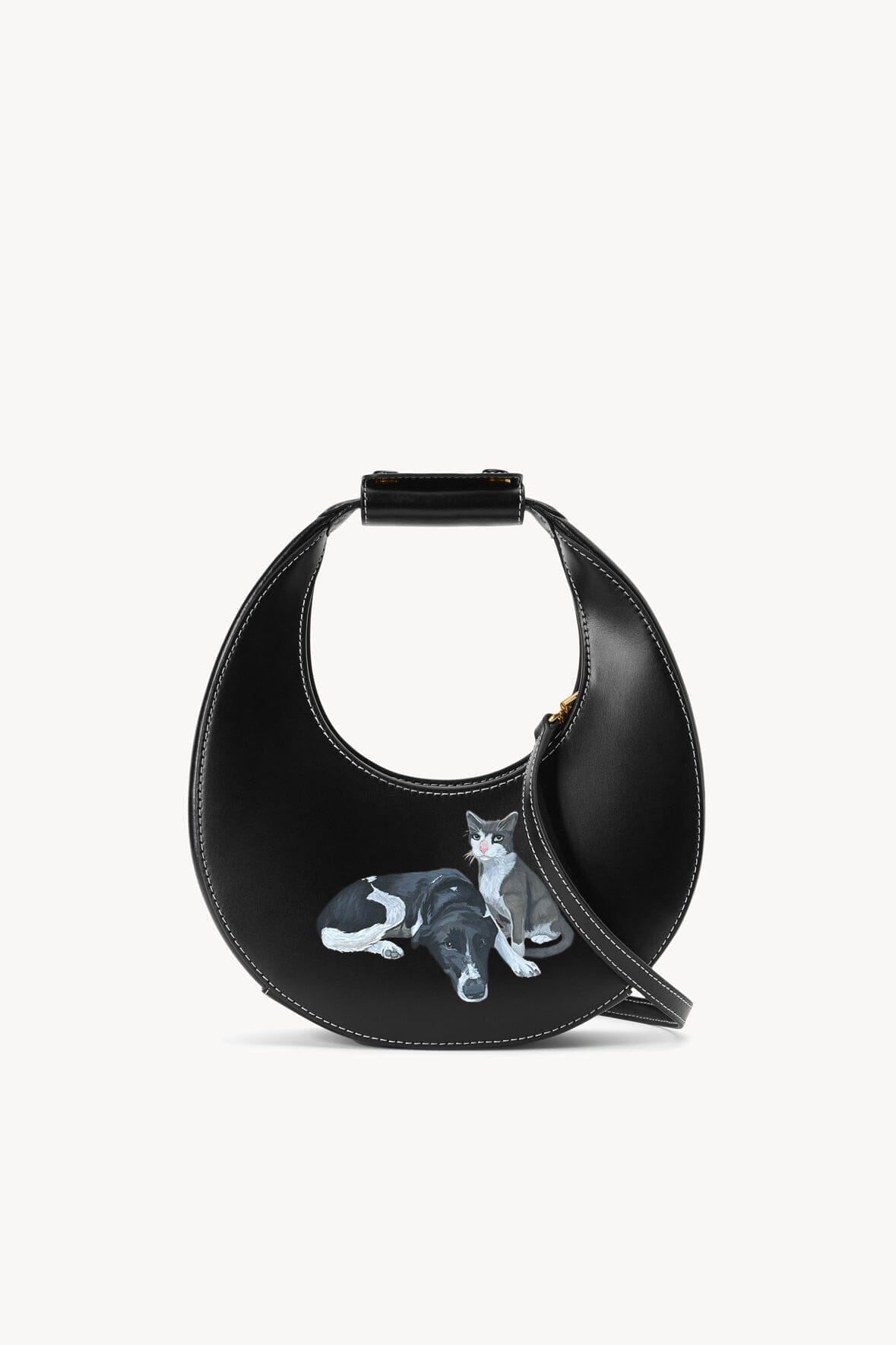 Custom Mini Moon Bag | Black