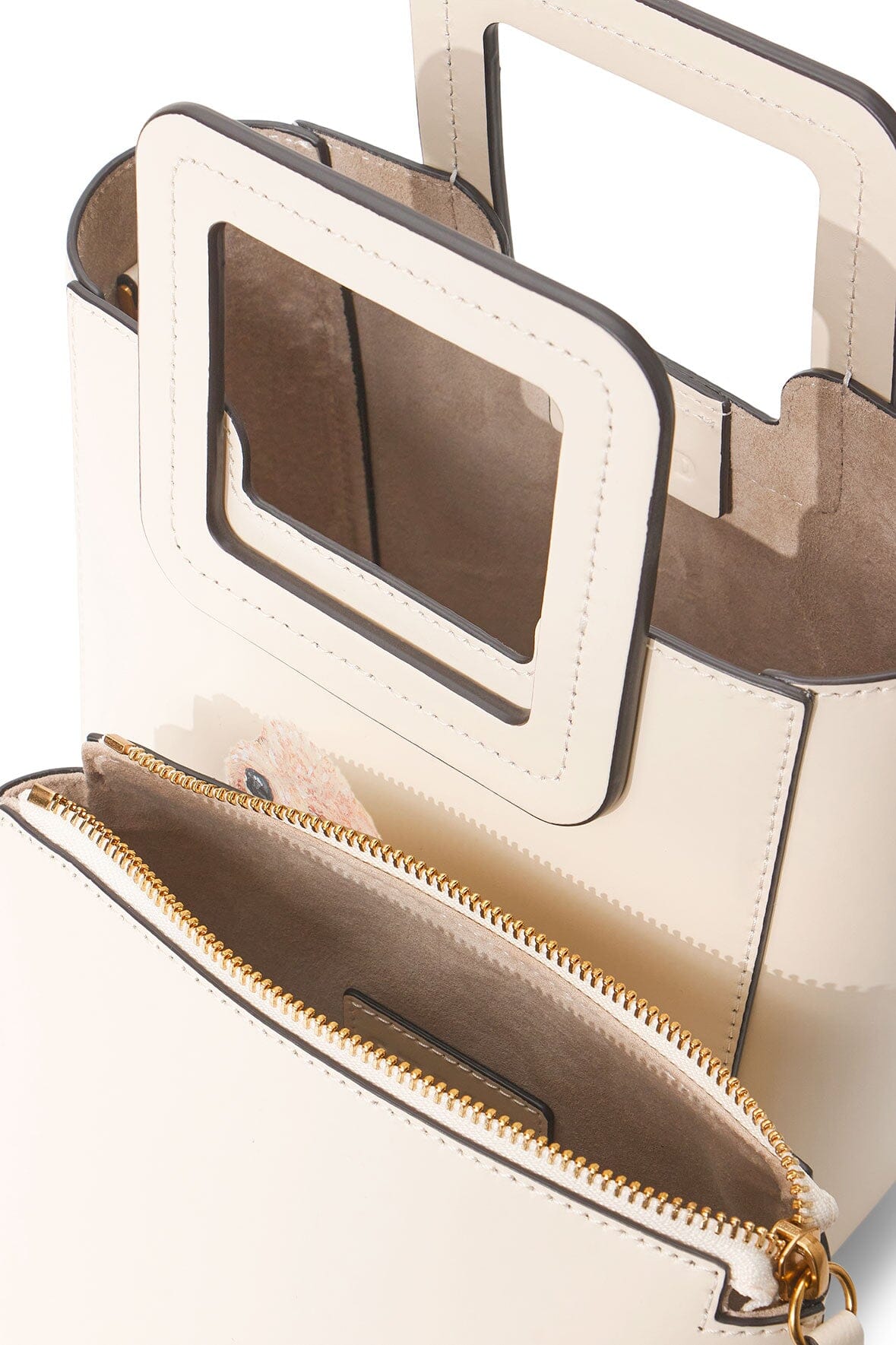 Custom Mini Shirley Leather Bag | Cream