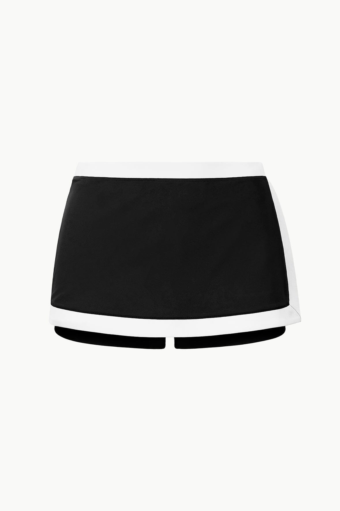 Nell Swim Skirt | Black/White