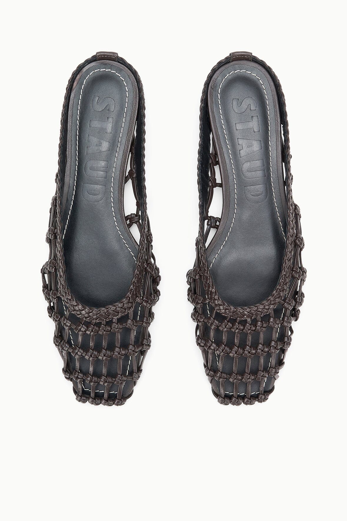 Otto Flat Mule | Espresso Knotted