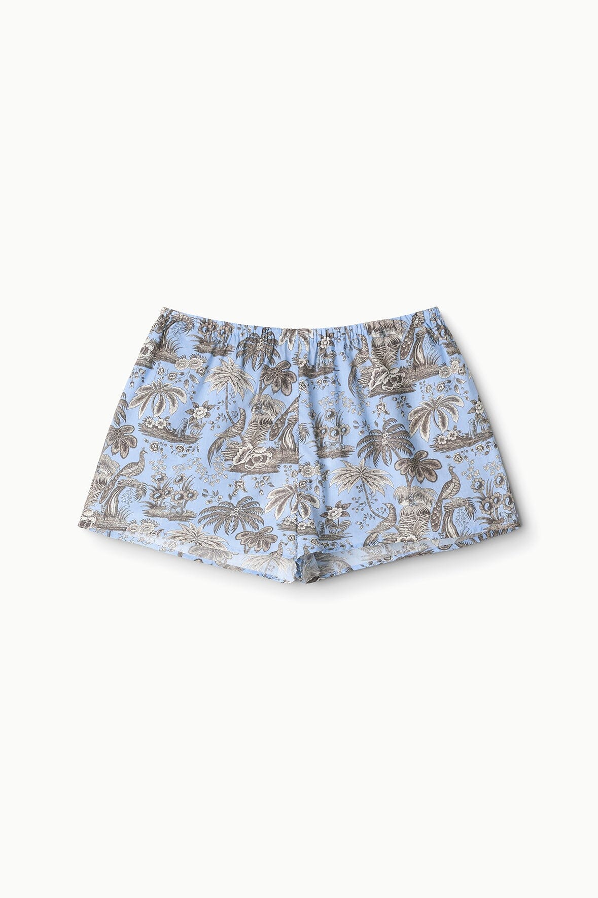 Paddle Coverup Short | Sky Toile