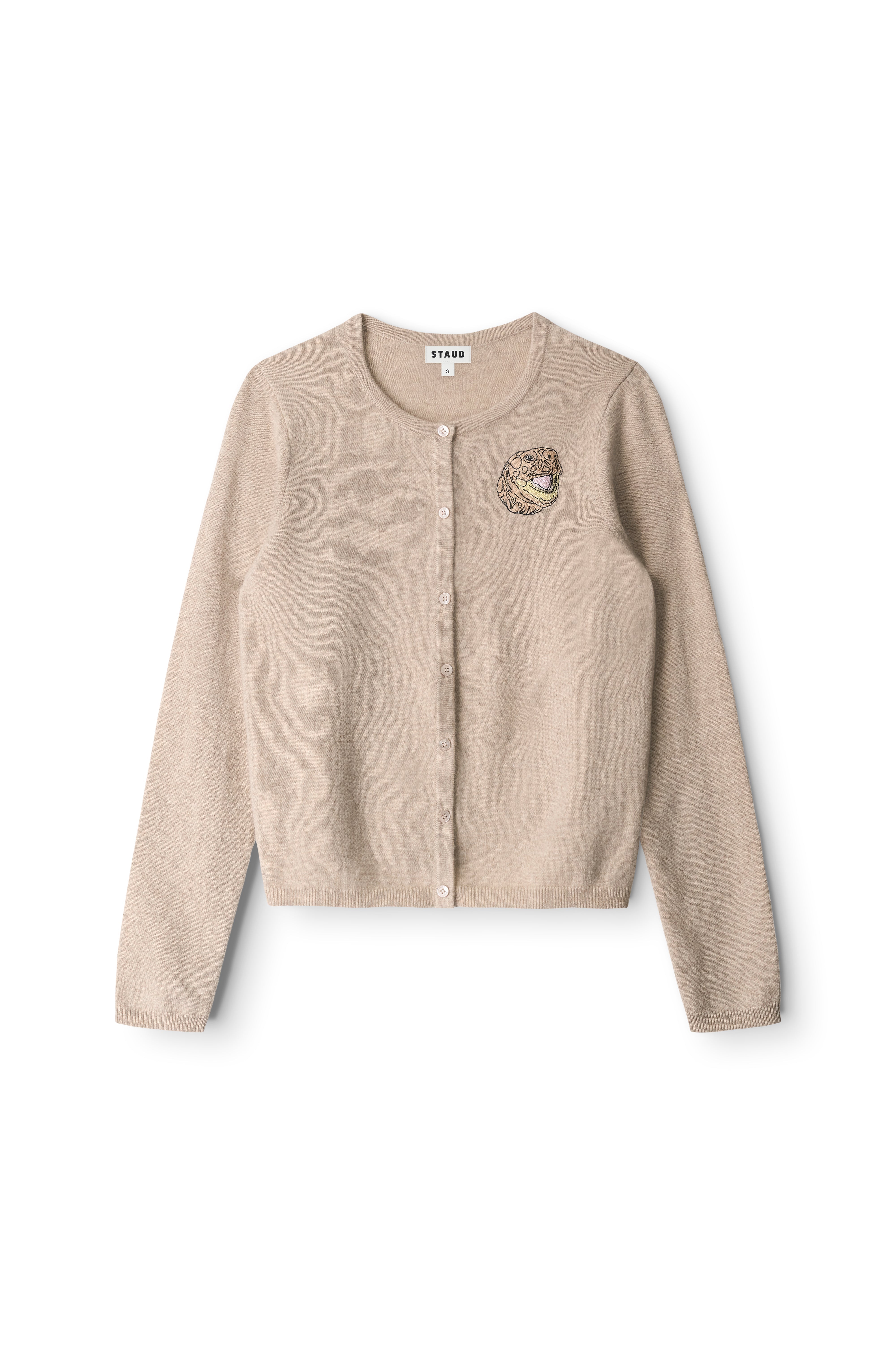 CUSTOM Kmsumu x C.BONZ MIDNIGHT CASHMERE CARDIGAN | STONE