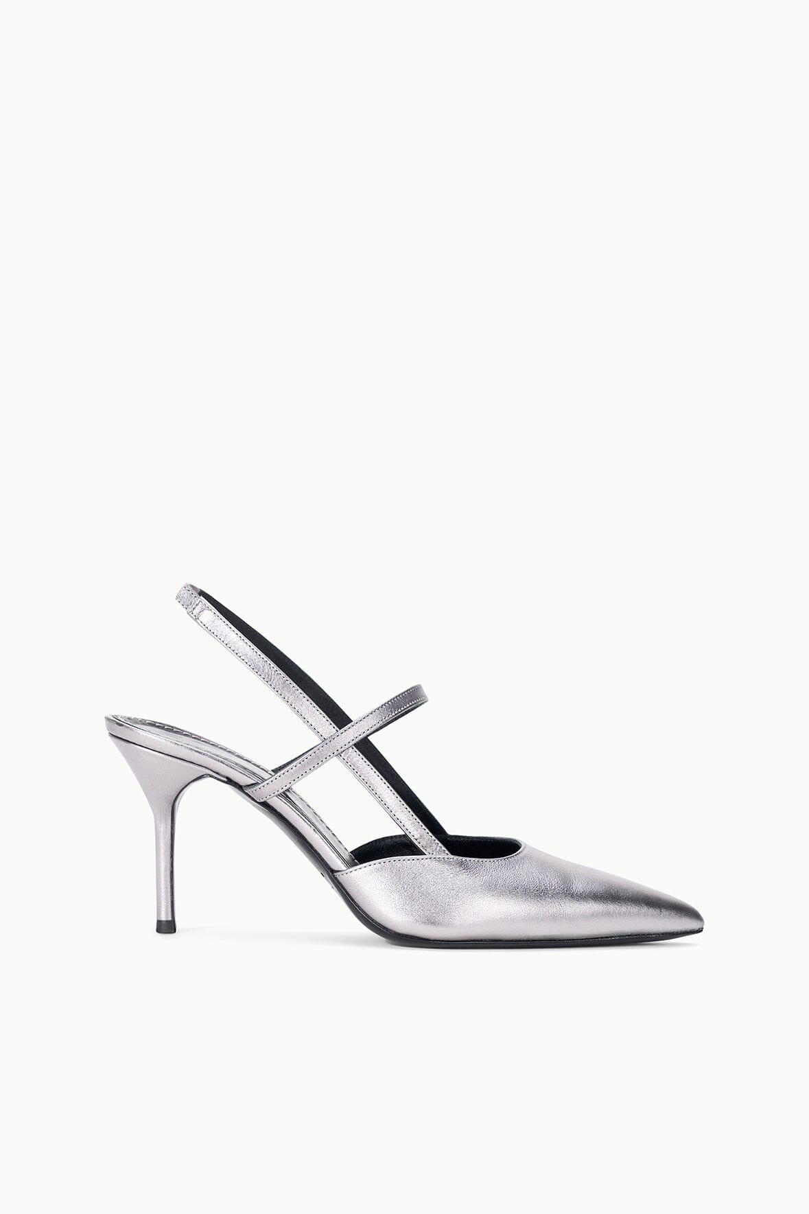 Sebastian High Heel Slingback | Pewter