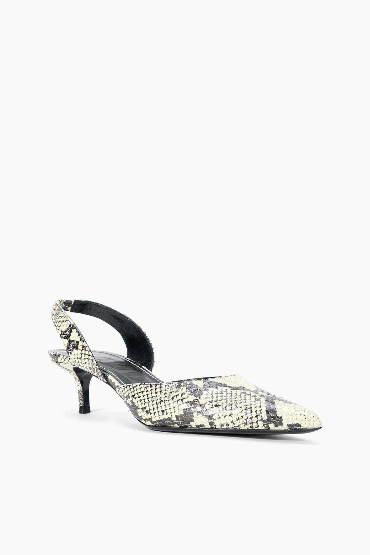 Sebastian Slingback Sandal | White Snake