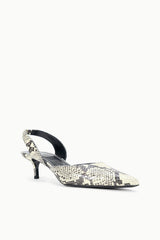 Sebastian Slingback Sandal | White Snake