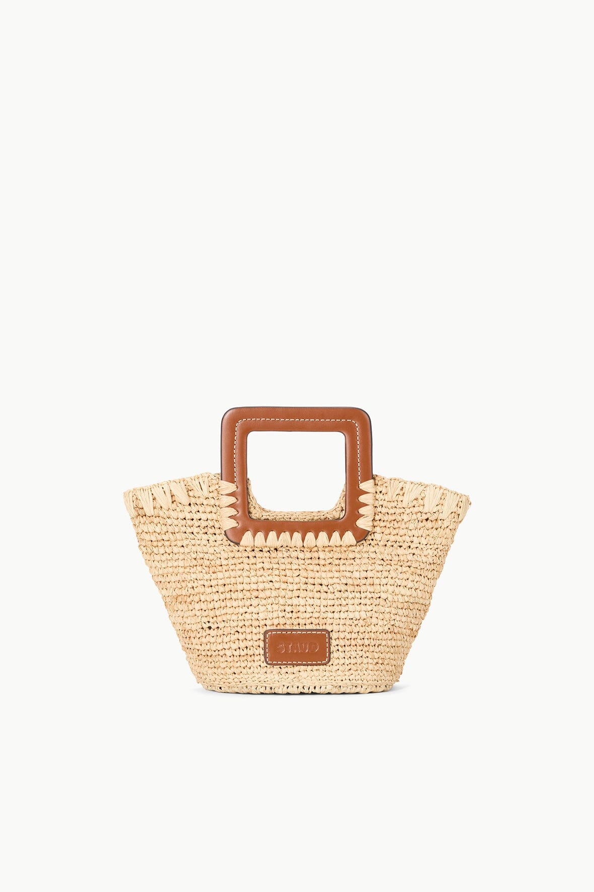 Shirley Raffia Mini Bucket | Natural Tan