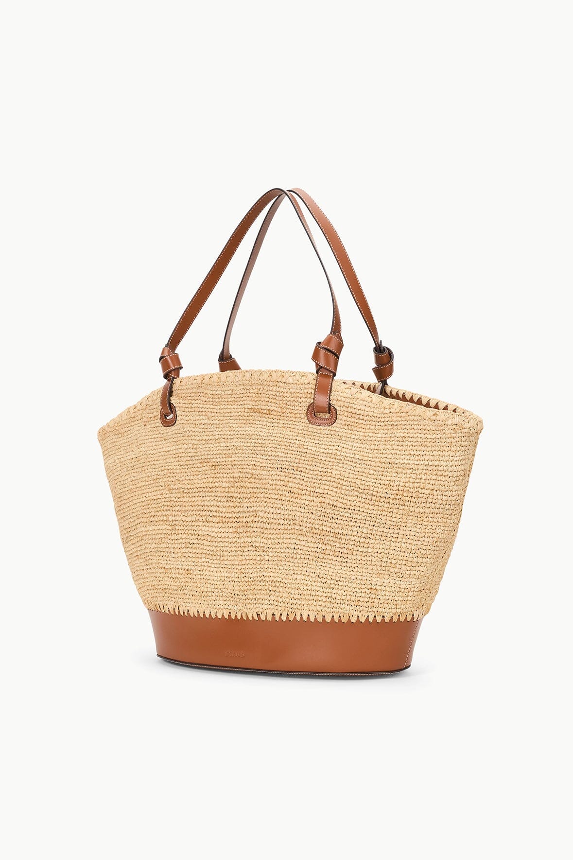 Squillo Raffia Tote | Natural Tan
