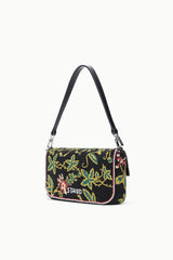 TIMMY SHOULDER BAG | BLACK FLORAL