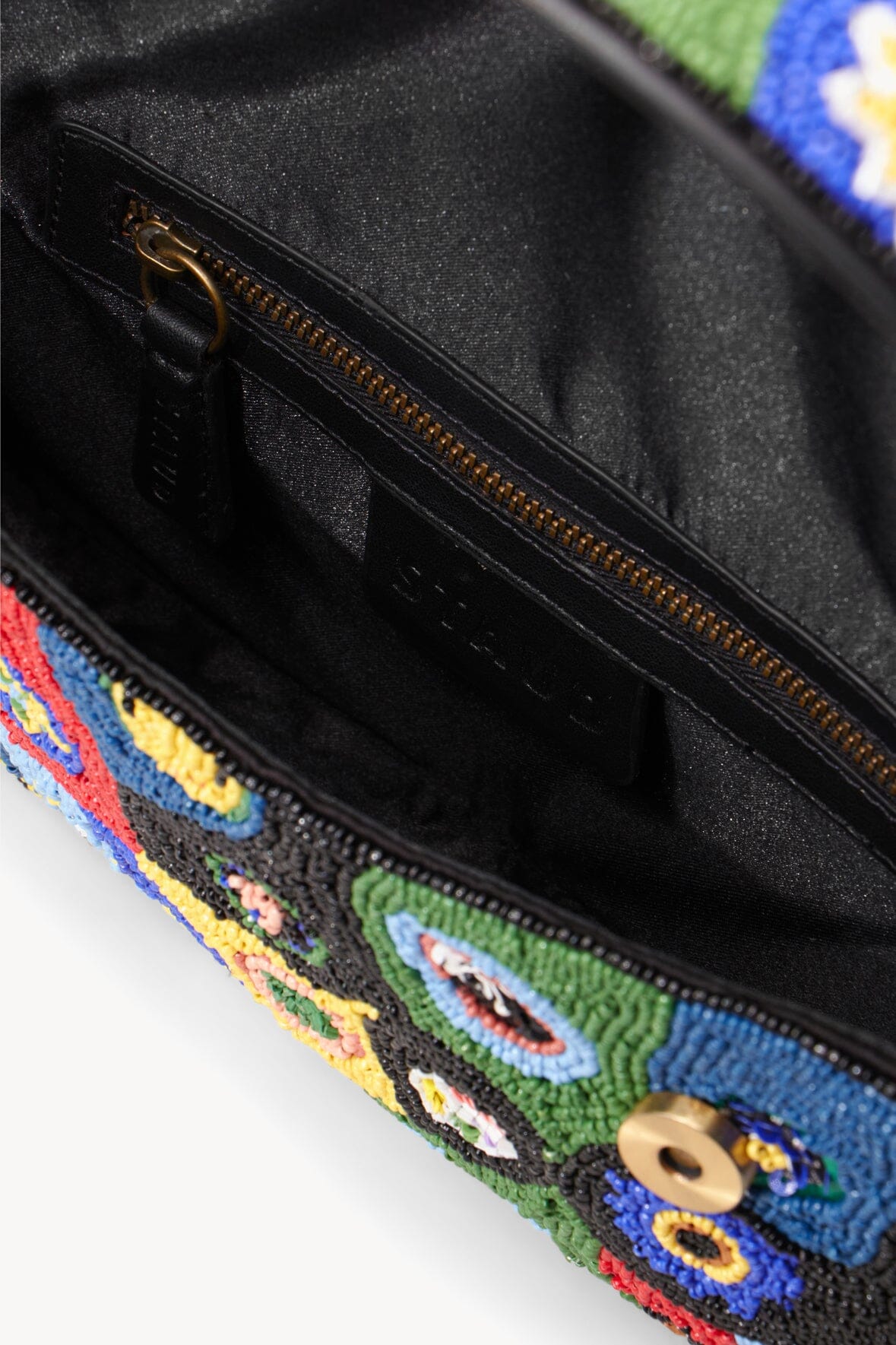 Tommy Beaded Bag | Black Millefiori
