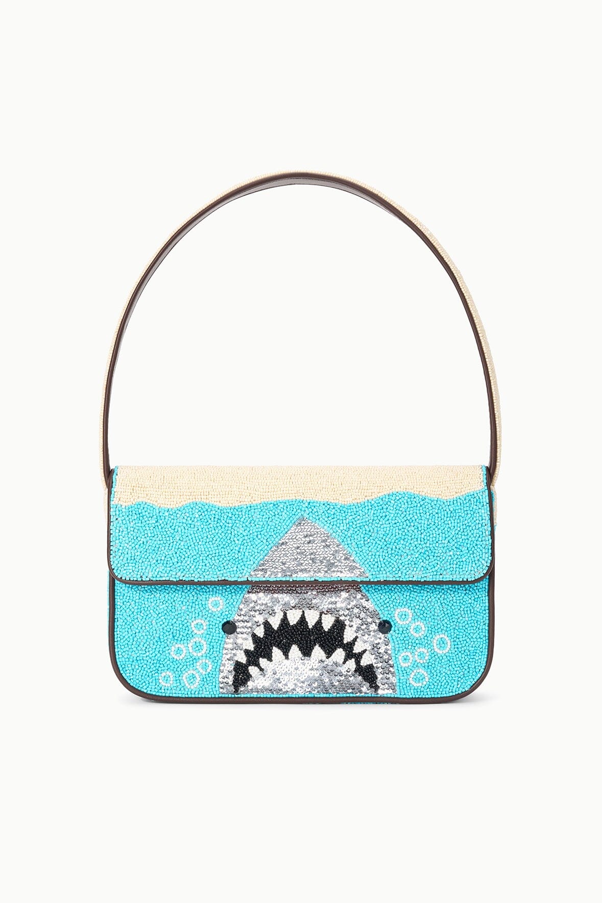 Tommy Beaded Bag | Great White