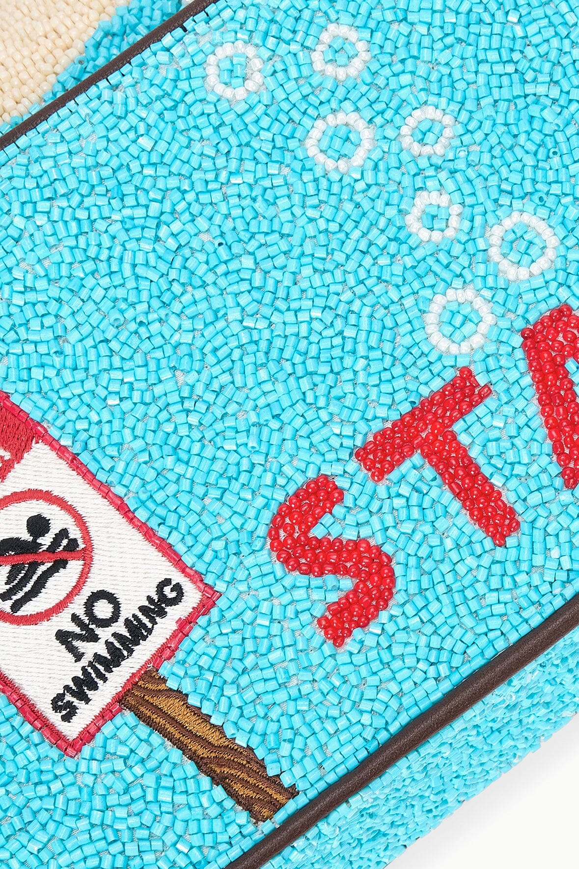Tommy Beaded Bag | Great White