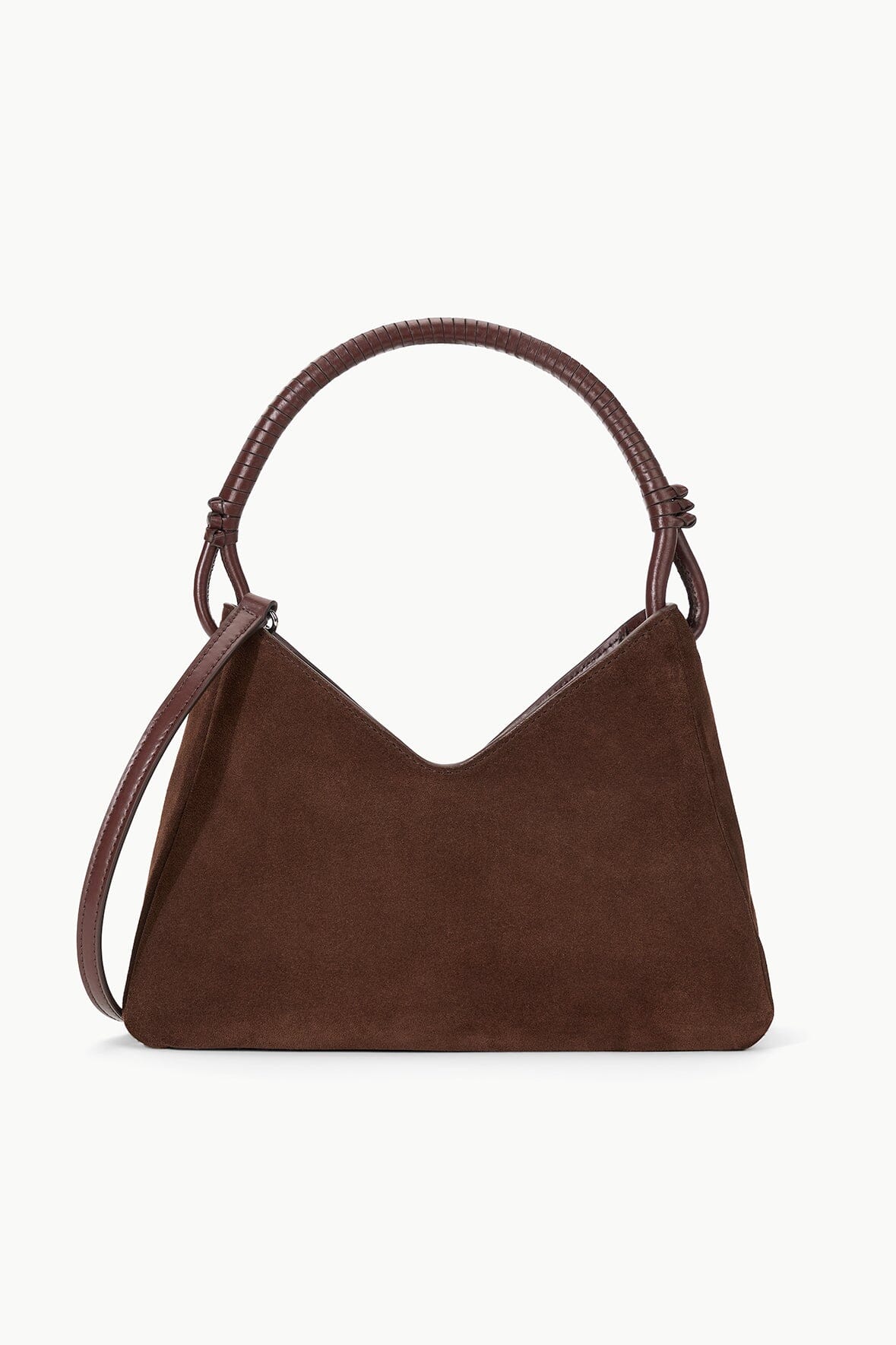 Valerie Shoulder Bag | Mahogany Suede