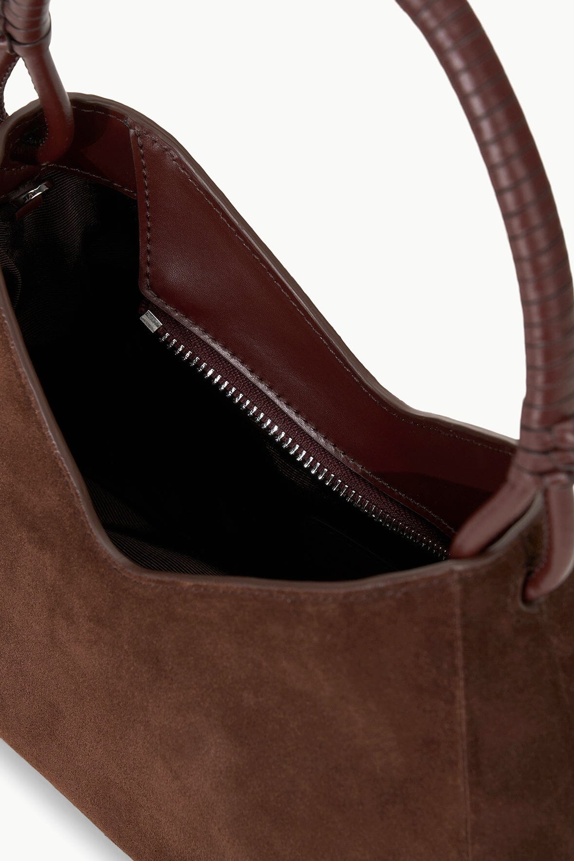 Valerie Shoulder Bag | Mahogany Suede