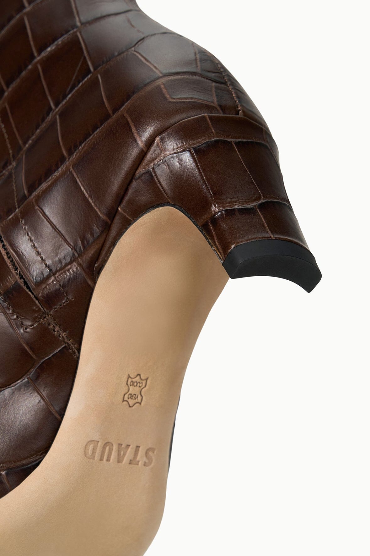 Wally Ankle Boot | Espresso Croco
