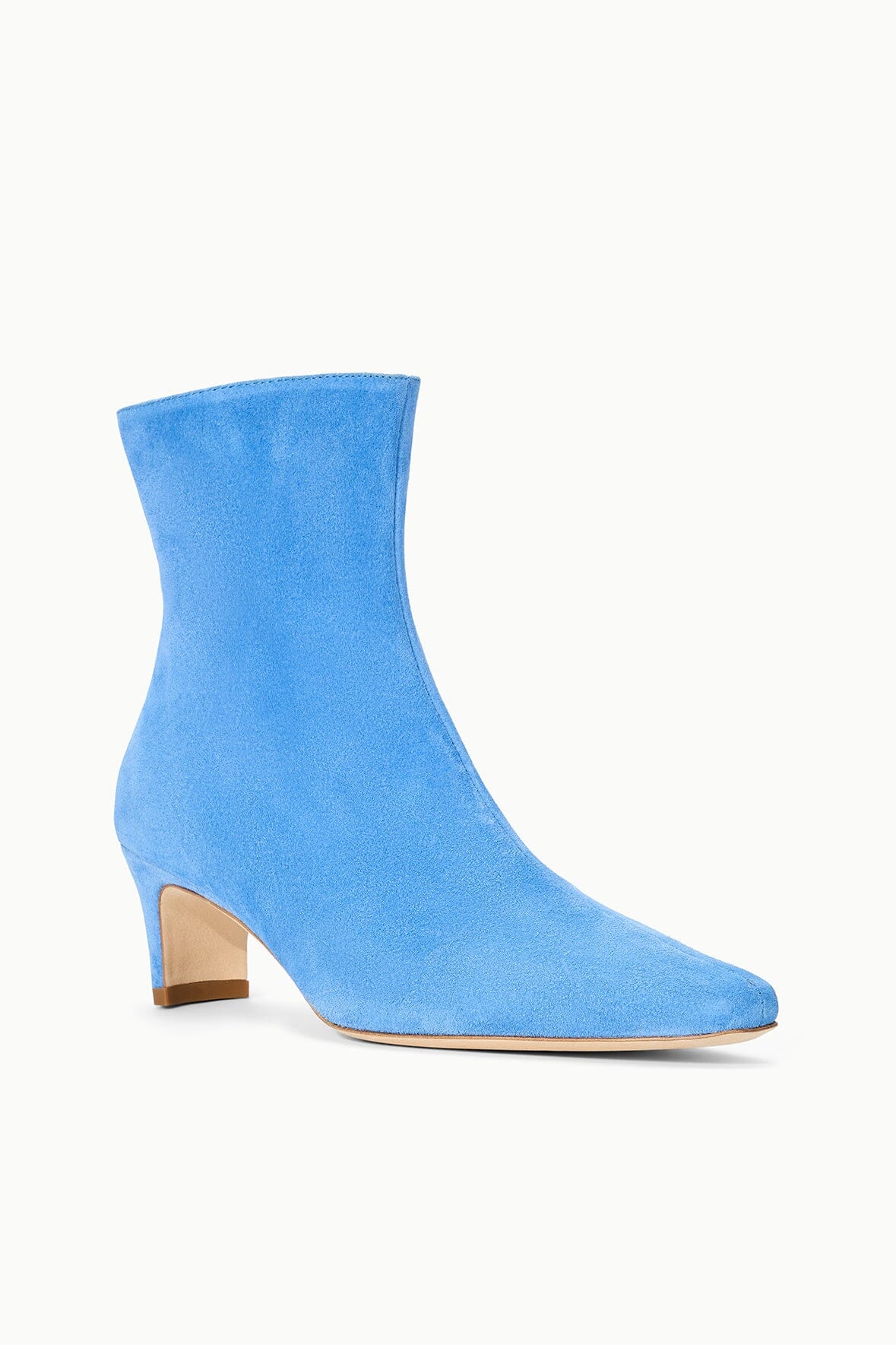 Wally Ankle Boot | Sky Blue Suede