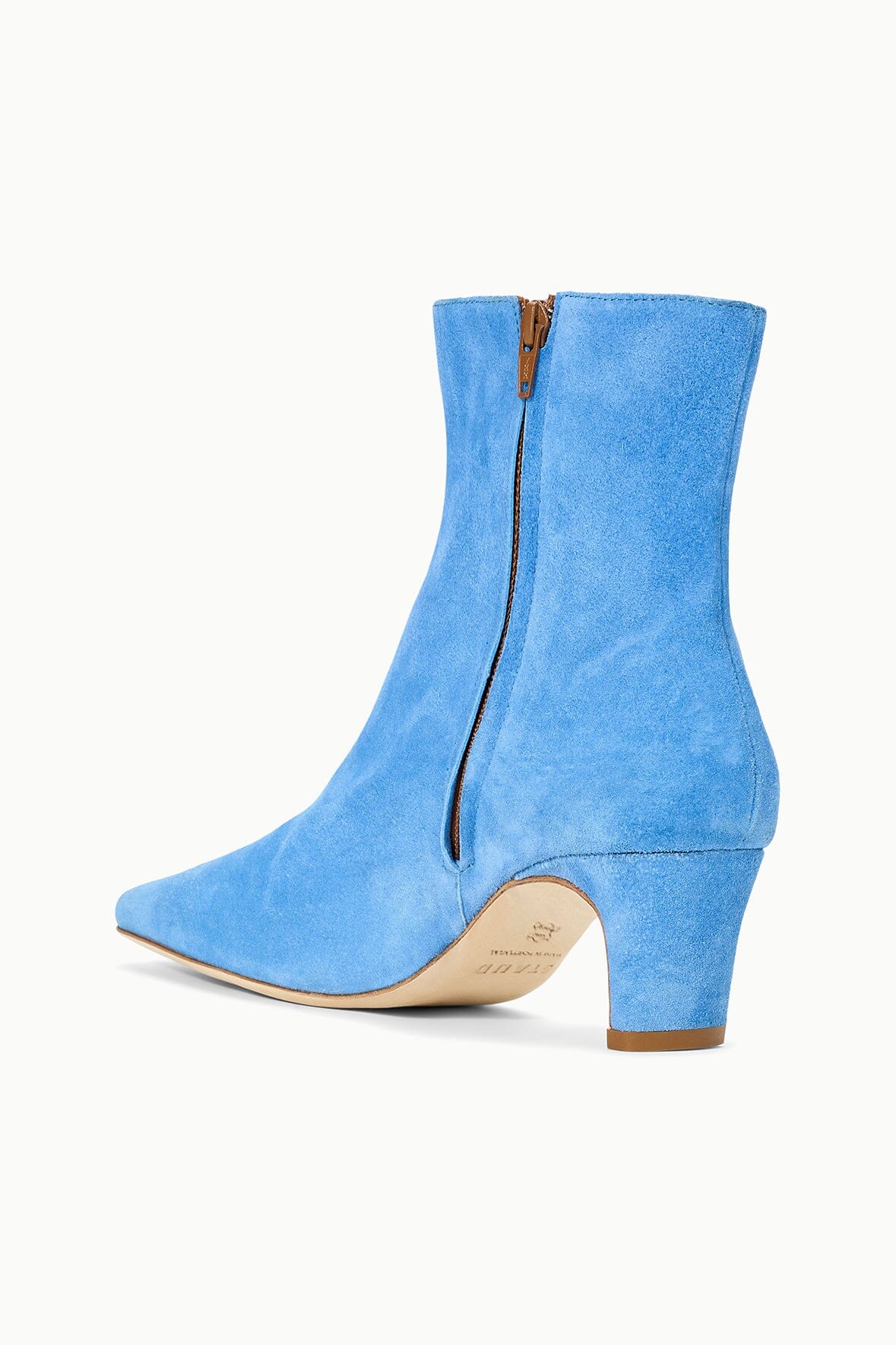 Wally Ankle Boot | Sky Blue Suede