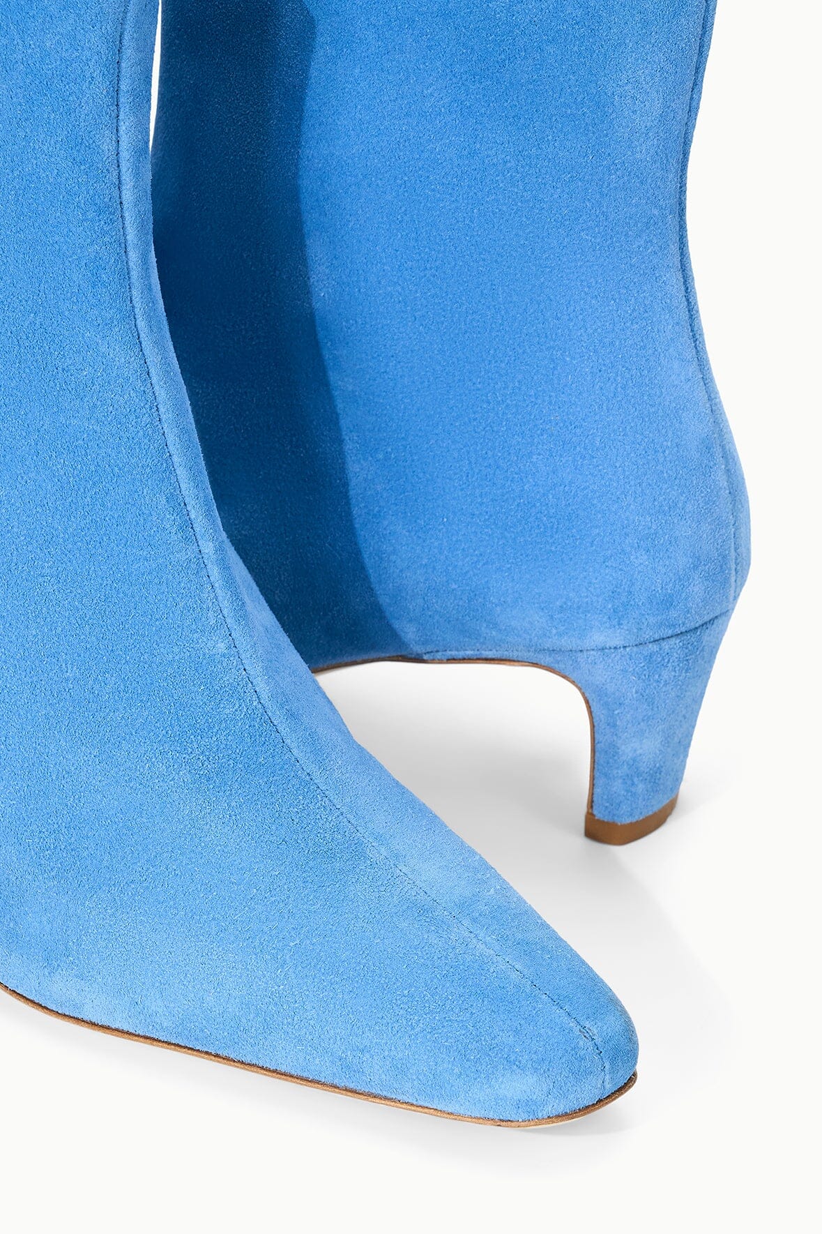 Wally Ankle Boot | Sky Blue Suede