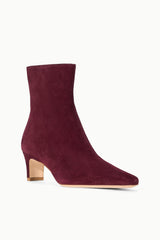 Wally Ankle Boot | Syrah Suede