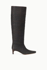 Wally Boot | Espresso Woven Leather