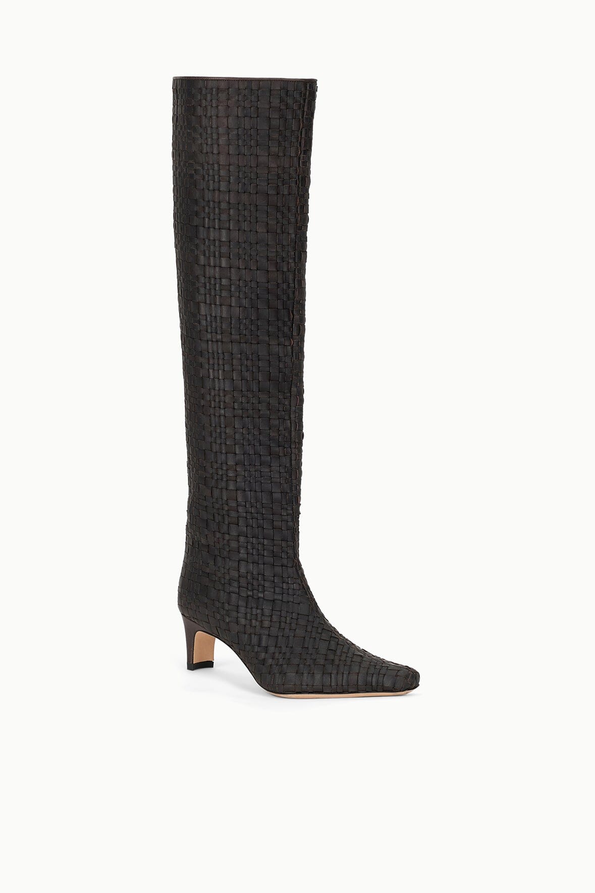 Wally Boot | Espresso Woven Leather