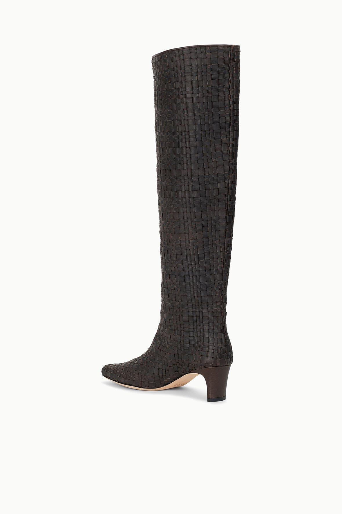Wally Boot | Espresso Woven Leather