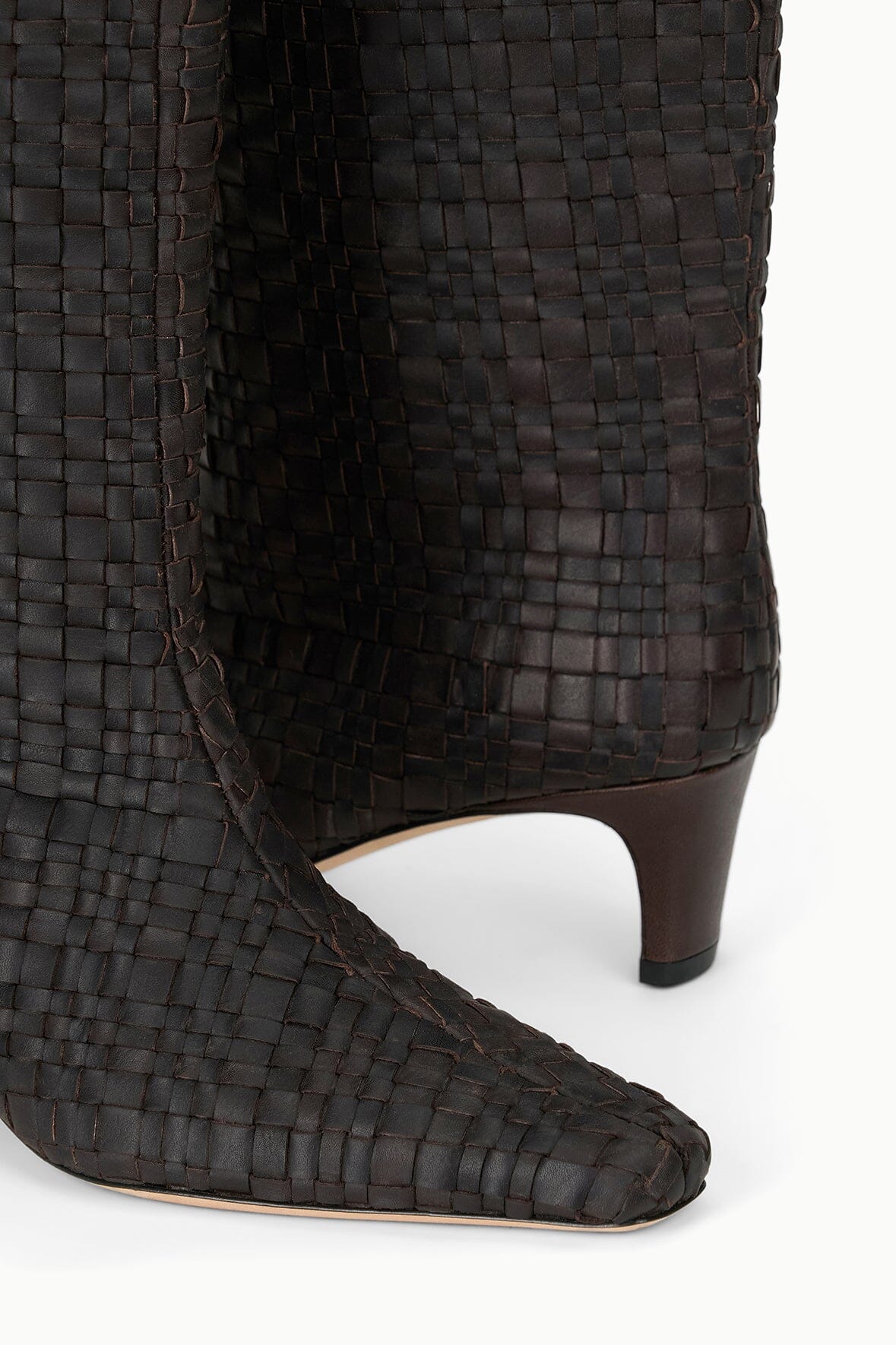 Wally Boot | Espresso Woven Leather