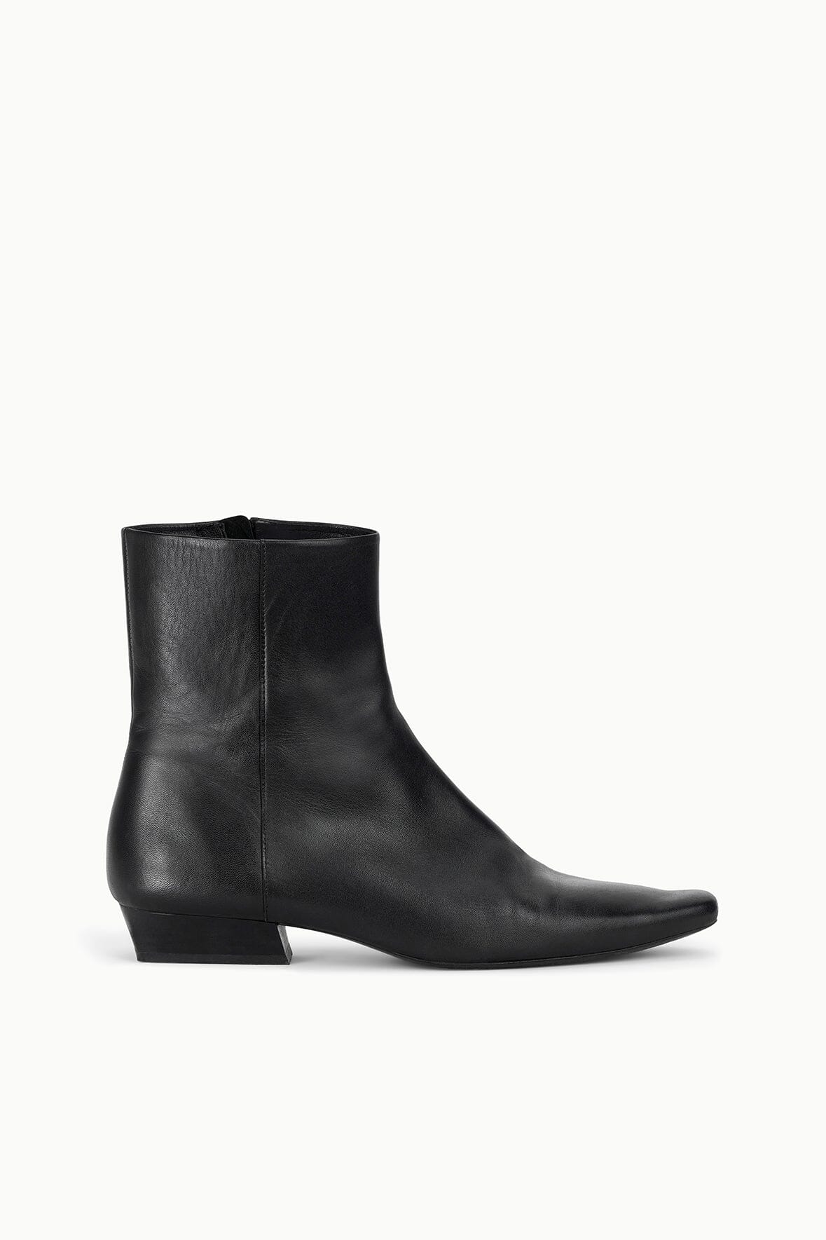 Wally Flat Ankle Boot | Black