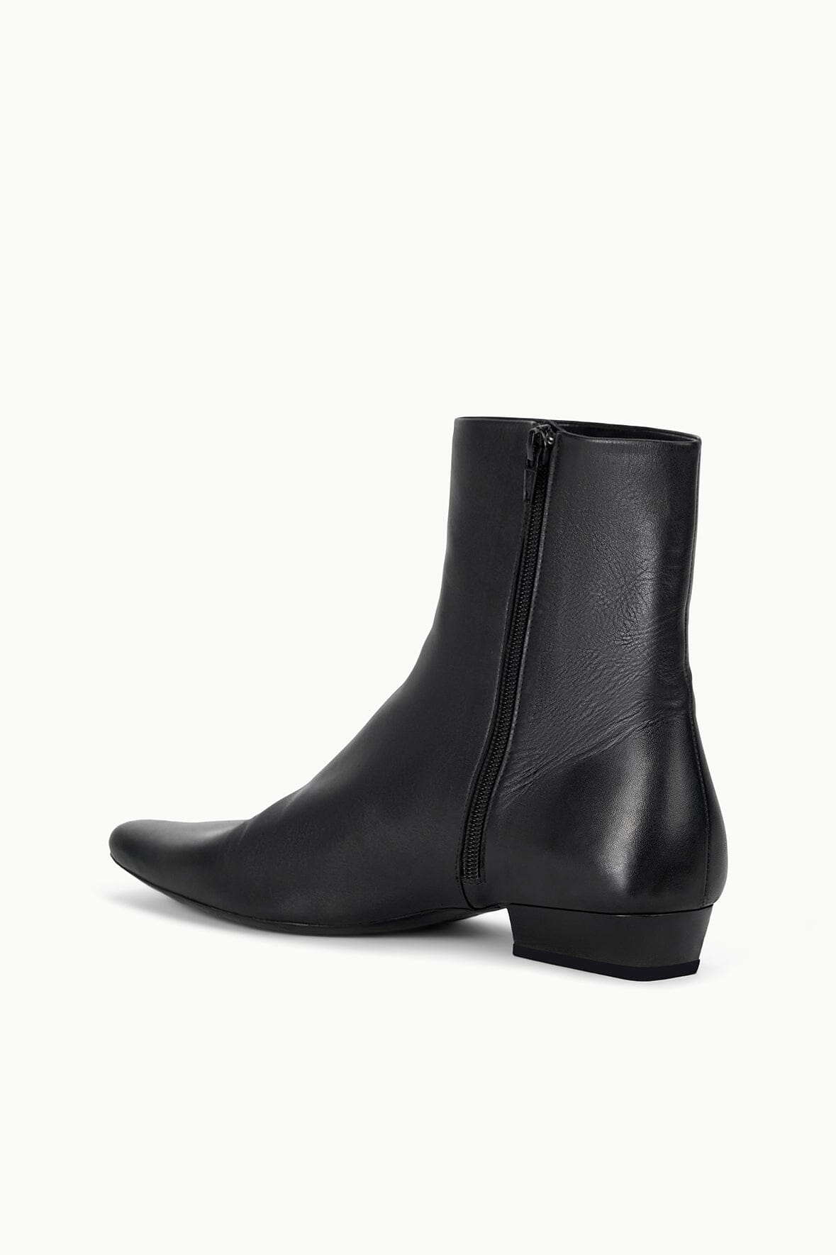 Wally Flat Ankle Boot | Black