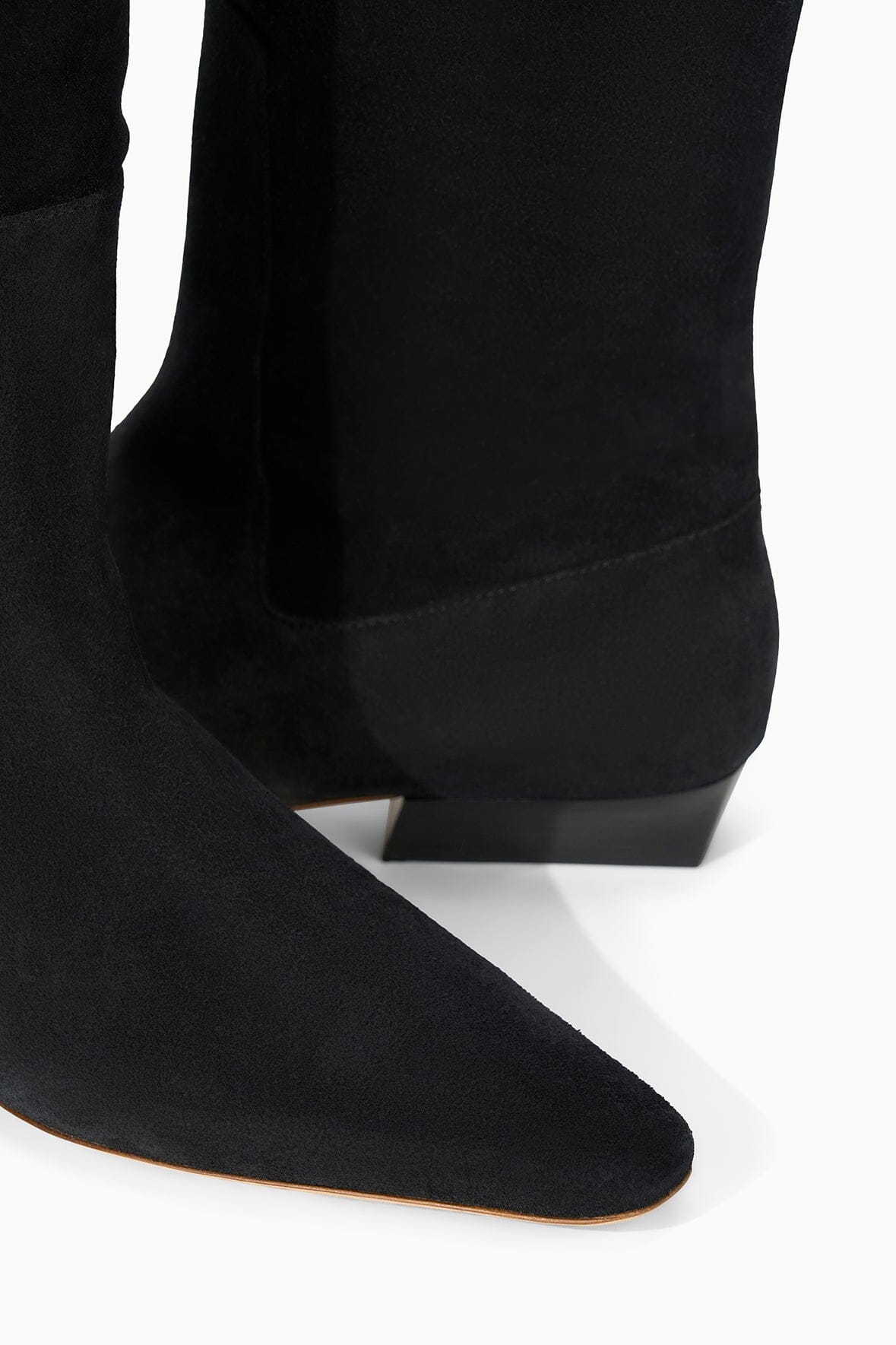 Wally Flat Boot | Black Suede