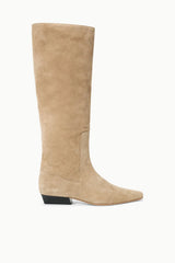 Wally Flat Boot | Dune Suede