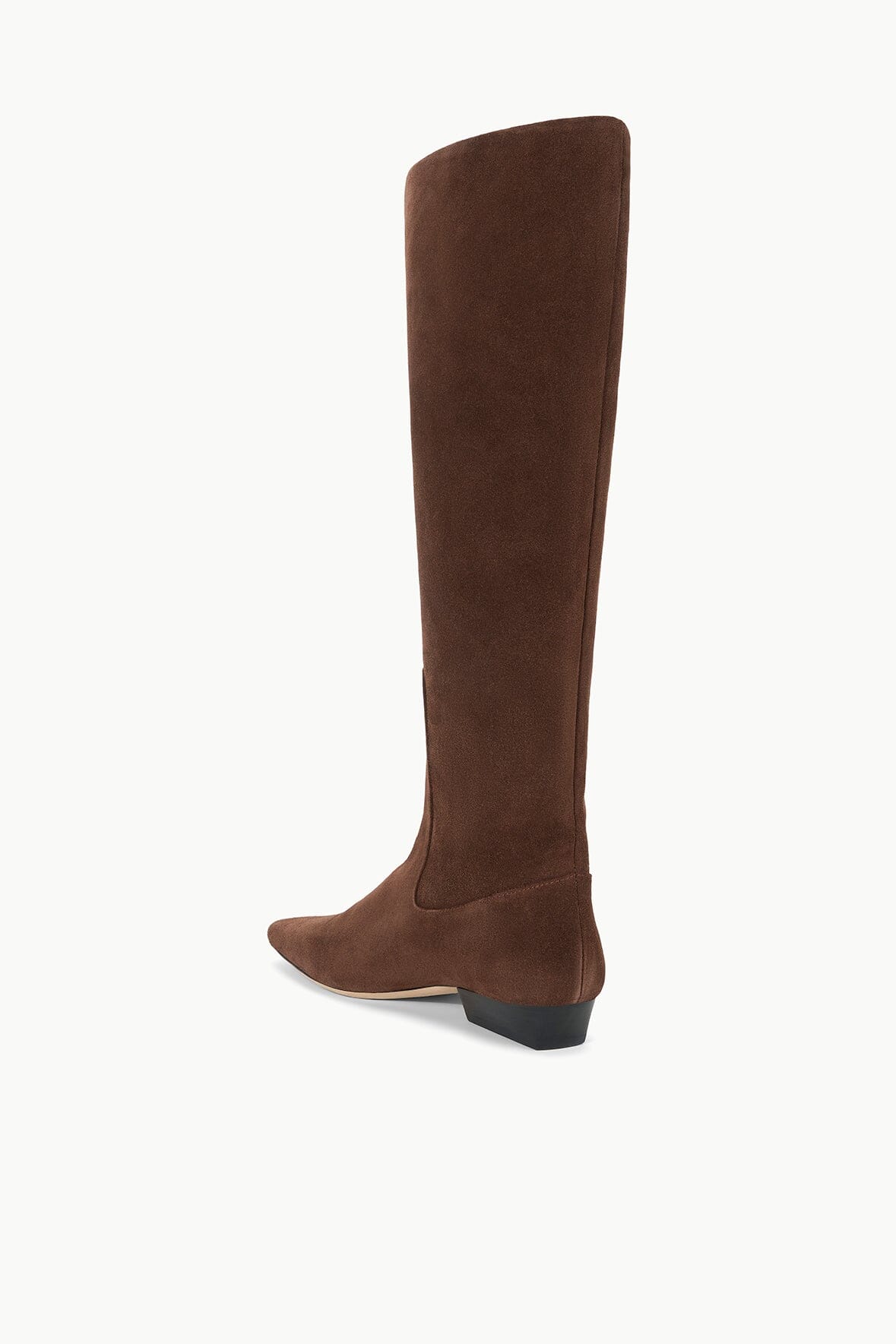 Wally Flat Boot | Mahogany Suede