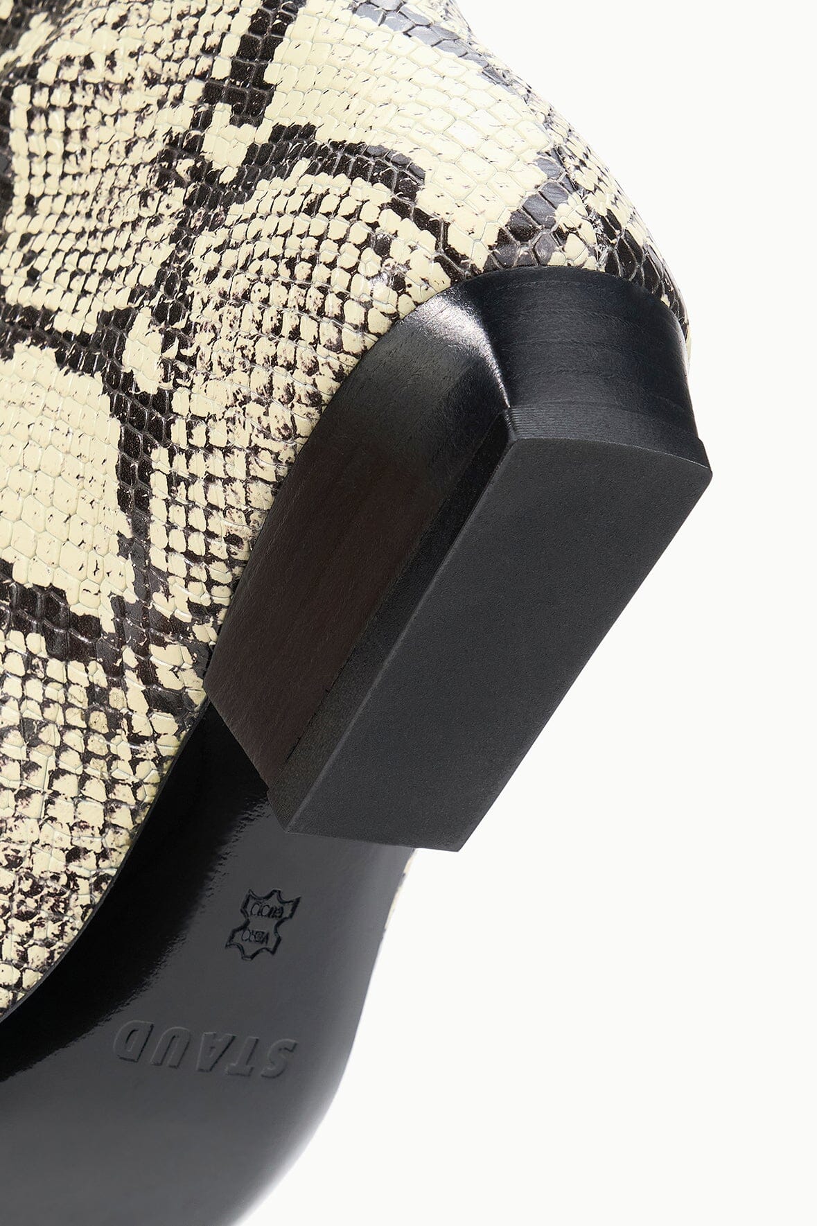 Wally Flat Boot | White Snake