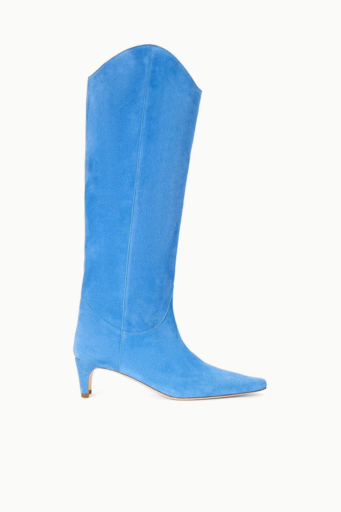 Western Wally Boot | Sky Blue Suede