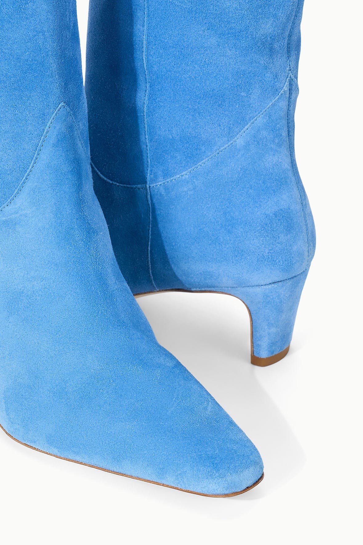 Western Wally Boot | Sky Blue Suede
