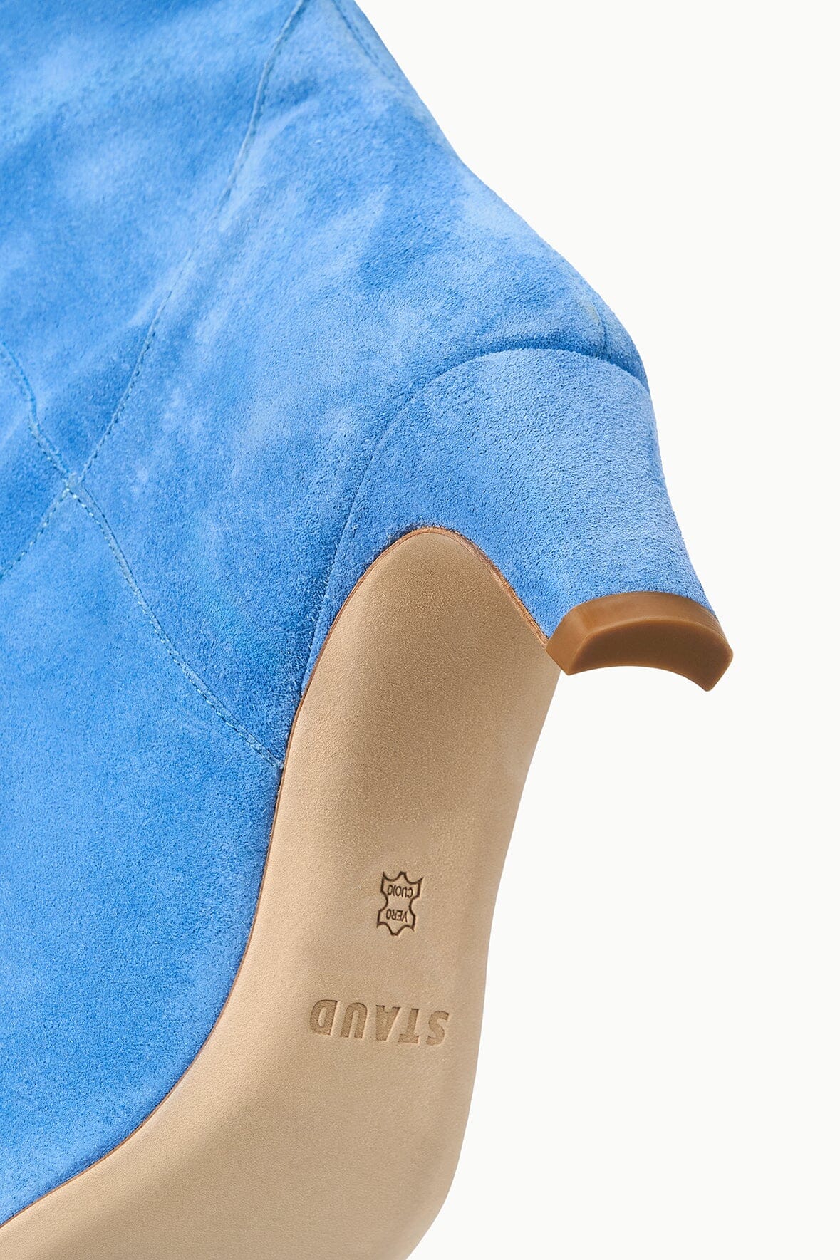 Western Wally Boot | Sky Blue Suede