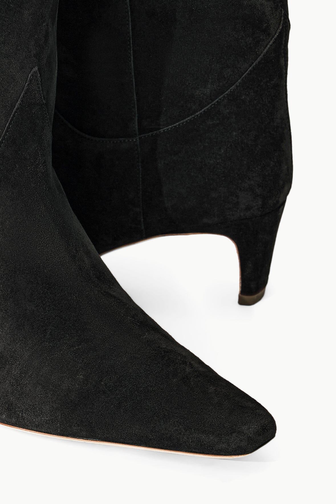 Western Wally Boot | Black Suede