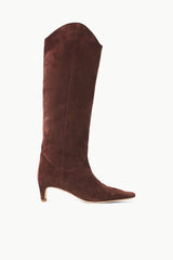 Western Wally Boot | Mahogany Suede