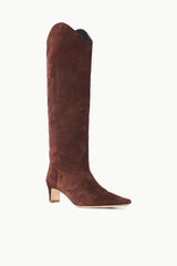 Western Wally Boot | Mahogany Suede