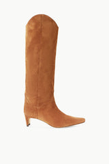 Western Wally Boot | Tan Suede