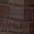 Wally Flat Boot | Espresso Croco