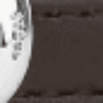 Slim Moon Buckle Belt - 13mm | Mahogany Silver