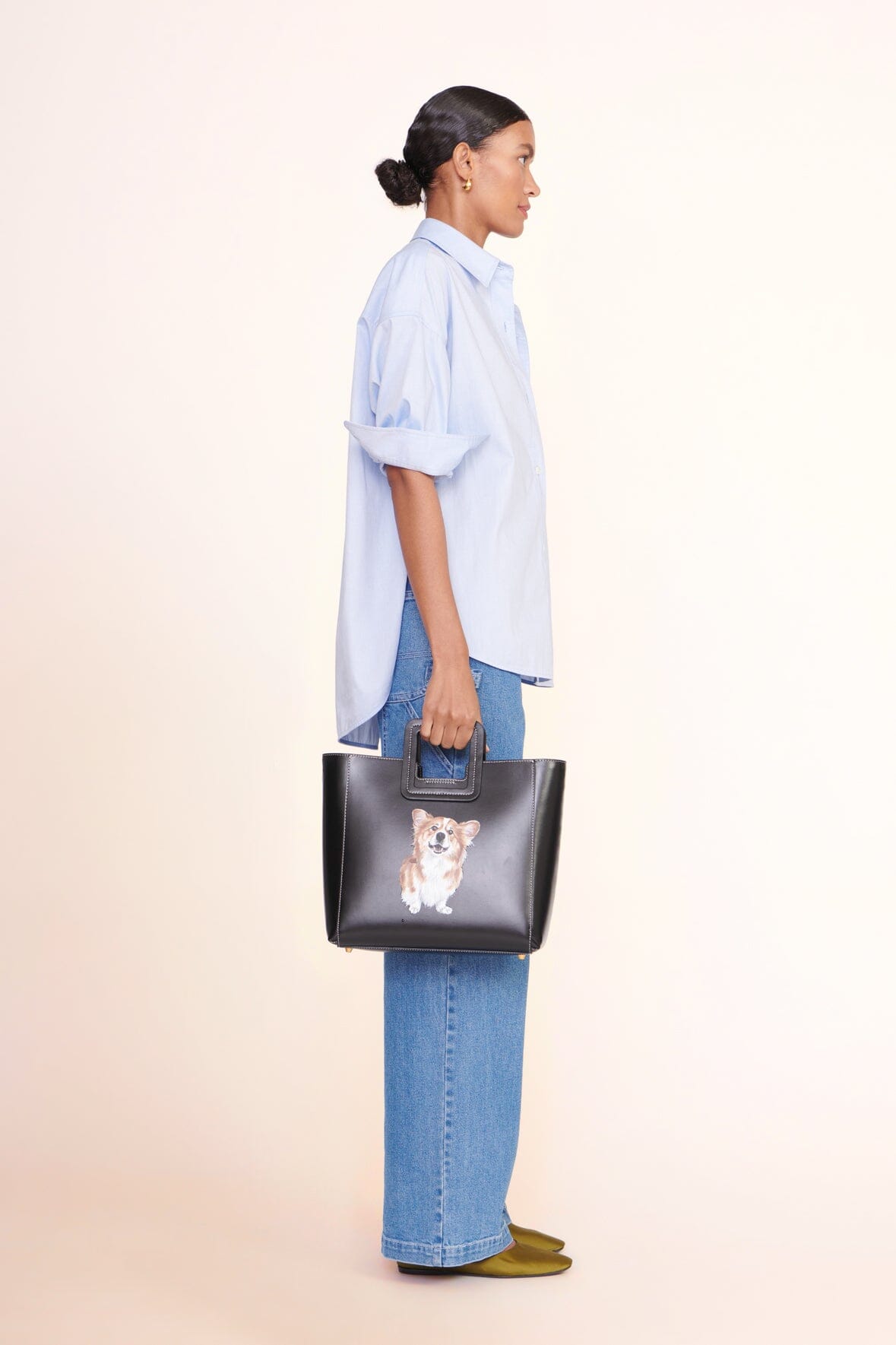 CUSTOM Kmsumu x C.BONZ CLASSIC OVERSIZED SHIRT | OXFORD BLUE
